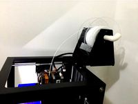 Spool Holder Hanger for MeCreator2 by techotavio