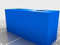 FLsun X-Y endstop Mount (Original Reengineered to remplace nuts) by jbozzolasco