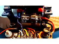 Armattan Rooster capacitor holder front top plate by Peck