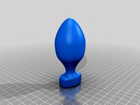 Buttplug 10*4.5*4.5 cm by Luniverse3D
