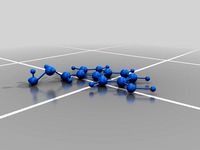 Serotonin molecule by TheProbe
