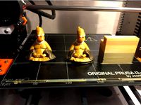 Four Colours Homer Buddha remake by davidwt2