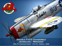 Republic P-47D Thunderbolt Schmaltzie 3D Model