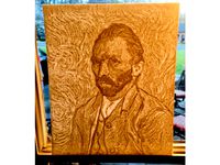 VAN GOGH Self Portrait Lithograph by nuggyblake