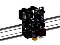 Prusa I3 Dual Extruder X-Carridge by frostryche