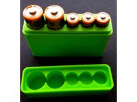 Inline Battery Carrier - 3AAA, 2AA by gutentag