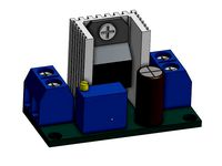 LM317 DC-DC Stepdown Adjustable Voltage Regulator case by kyoday