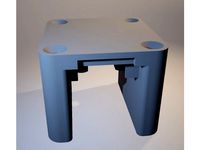 Creality cr-10s(cr10s) 3D printer T-braket, X-axis motor braket by wooss