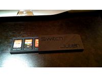 Nintendo Switch - sliding game cartridge holder by NeoCortex