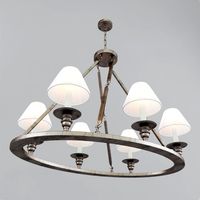Chandelier VISUAL COMFORT Co CHC1444BZ 3D Model