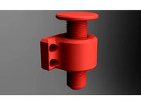 Levelling screw for 40mm aluminium extrusion by fkopac