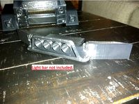 M35A2 SCX10 Winch Bumper With Recovery Hooks by SILVERADORED