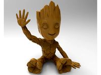 baby groot led light by dav88