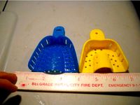 dental impression tray M with higher pallet upper by caj