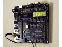 zilog z8 Encore! digital clock wall hanger bracket by stickyfox