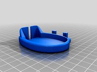 Solid Oral B stand for charger and 2 toothbrush by hcooh