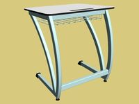 School Table 3D Model