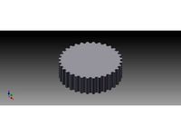 GT2 - 2mm Pitch Gear Series 12-120 Teeth by Tanoeng