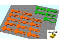 Customisable Trolley / Cart Key by MrPeter