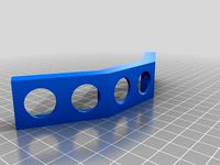 HC-SR04 Board Triple Mount (30deg) by Ledimestari