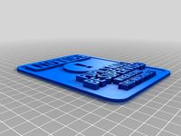 NOTICE SIGN, 3D Printer Server Rack by truskmedia