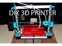 DIY 3D PRINTER with 6MM rod & T8 lead screw by electricdiylab