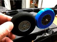 P38 Lightning wheel for 3Dlabprint by jakemestre
