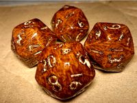 D20 Die Dice perfect for any game | opposite sides add to 21 by JakeVav