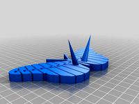 Articulated Butterfly with Legs by b_stotler1