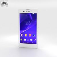 Sony Xperia T3 White 3D Model