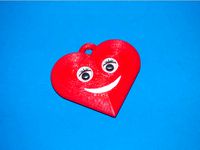 Smiling Heart Key chain by AndresMF