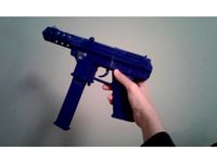CS:GO Full Scale Tec 9 model for small 3d printers by jetpackjoker