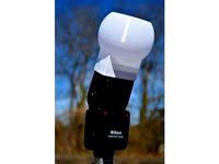 Nikon SB-600 bulb shaped flash diffuser by Kajashey