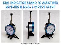 Dial Indicator Stand to Assist Bed Leveling & Dual Z-Motor Setup by EE_Maker
