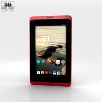 Acer Iconia B1-720 Red 3D Model