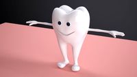 Tooth Rigged 3D Model