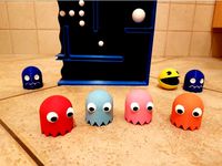 Pac-Man Ghost (multicolor) by Zarbuta