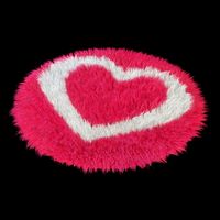 Round rug heart 3D Model