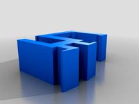 Headphone Hanger for 25mm Desks by caaam120