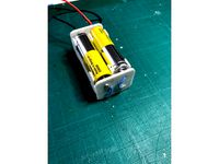 4x AA battery holder / case by 3Deddy