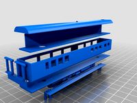 N scale South African Blue Train Kitchen Car by JPza