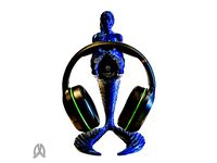 Mermaid Headset Stand by Double_Alfa