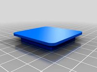 end cap for 35 mm square tube  by shivackt