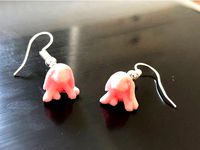 Ducky The Lop Eared Bunny Earring by Johan87