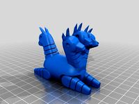 Tika Alpaca Cerberus x4 Head by Xeepy