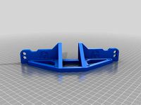 ANET A8 FRONT FRAME BRACE (LOWER ALL-THREAD HOLES) by Maltvat