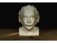 Albert Einstein Bust lite without shoulders by markbastard