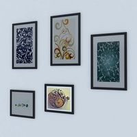 Download free Framed pictures 3D Model