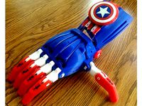 Raptor Reloaded Prosthetic Hand - Captain America inspired theme by vaqueram