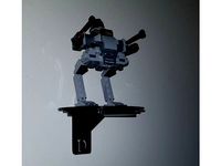 Toy Wall Mount Stand by geosaffer